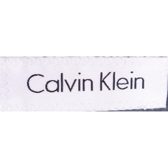 Calvin Klein Sport Coat Mens 42R Gray Micro Check Poly Blend 2 Button Dual-Vent - Picture 10 of 13